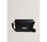 Ted Baker Leather Lock Detail Cross Body Bag Black