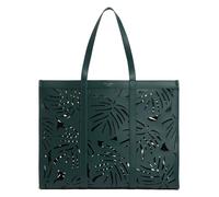 Ted Baker Leiian Leaf Detail Laser Cut Tote Bag XL Green