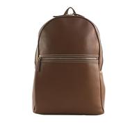 Ted Baker leisure backpack laptop backpack with laptop compartment Silvio Pebbled Leather Backpack Tan brown