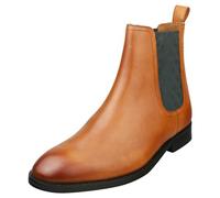 Ted Baker Mens Lineus Boots - Tan Patent Leather - Size UK 10
