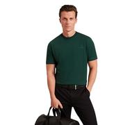 Ted Baker London Branded Honeycomb Trim t-Shirt, dk-Green, m