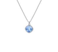 Ted Baker London Crastel Crystal Pendant Necklace for Women (Silver Tone/Light Blue Crystal)
