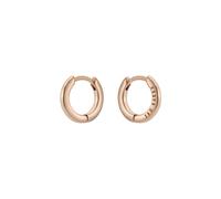 Ted Baker London Crislie Logo Hoop Earrings (12mm) For Women (Silver)