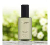 Ted Baker London Jasmine & Lime Blossom Body Spray, Vegan Formula, 50ml, Fresh Floral Fragrance, Cruelty-Free Bath and Body Care
