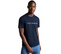 Ted Baker London Mens Broni Short Sleeve T Shirt in Navy Blue Size 4 - UK Size 40 - Large