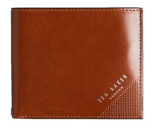 Ted Baker London PRUGS Embossed Corner Leather Bifold Coin Wallet