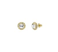 Ted Baker London Soletia Solitaire Sparkle Crystal Stud Earrings for Women (Gold/Crystal)