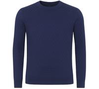 Ted Baker Loung Stitch Long Sleeve Crew Neck Mens Navy Sweater 273063_NAVY
