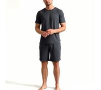 Ted Baker Luxe Modal Lounge Jogging Shorts, Grey Heather - XL