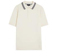 Ted Baker Mahana Mens Ecru Stitched Polo Shirt Polyamide/Polyester - Size X-Large