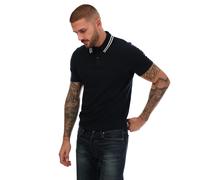 Ted Baker Men's Regular Stitched Polo Shirt, Blue, XXL