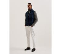 Ted Baker male Cotton Blend Quilted Gilet - XL - Navy, Navy