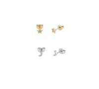 Ted Baker Melanyy Celestial Stud Earring Gift Set (Gold Tone & Silver Tone/ Clear Crystal)