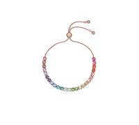 Ted Baker MELRAH: Gold Tone Rainbow Crystal Tennis Bolo Bracelet
