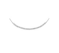 Ted Baker Melrose Icon Crystal Adjustable Necklace for Women (Silver/Crystal)