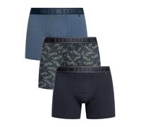 Ted Baker Men's 3 Pack Boxer Briefs, Blue