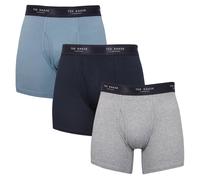 Ted Baker 3 Pack Cotton Men's Boxer Brief M / Grey/Blue/Navy M
