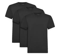 Ted Baker Mens 3-Pack Breathable Cotton Stretch Crew Neck T-Shirt, Size L Black