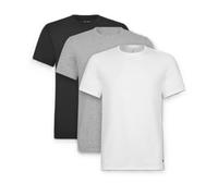 Ted Baker Men's 3-Pack Cotton Stretch Crew-Neck T-Shirts, Black/White/Grey - Black/Grey/White - Size: Regular/36