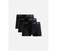 Ted Baker Men's 3-Pack Contrast Logo Boxer Trunks, Black