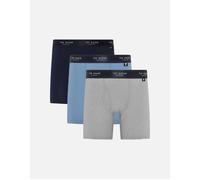 Ted Baker Men's 3-Pack Core Boxer Briefs, Blue/Grey/Navy