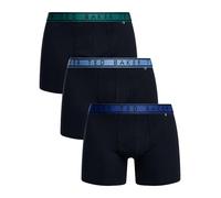 Ted Baker Mens 3-pack Cotton Boxer Briefs, Navy Bayou/Navy Bachelors Blue/Navy Mazarnie Blue, M UK