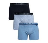 Ted Baker 3-Pack Cotton Boxer Brief Size M Navy Blue/Sauna/Bachelors Blue