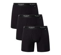 Ted Baker Mens Boxers Brief, Cotton, 3-Pack, (TBB01), Black, M