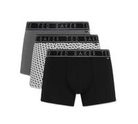 Ted Baker Mens 3-pack Cotton Trunks, Grey Sangs/Geo Twist/Grey, L UK
