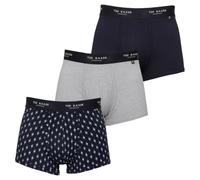 Ted Baker Mens 3-pack Cotton Trunks, Multicoloured, S UK
