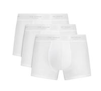 Ted Baker Mens 3-pack Cotton Underwear Trunks, White/White/White1, L UK