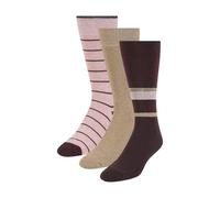 Ted Baker Men's 3 Pack Cushioned Crew Dress Socks, Dark Denim/Grey Heather/Navy, One Size