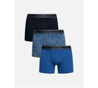 Ted Baker Men's 3-Pack Floral Print Boxer Briefs, Mazarine Blue