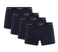 Ted Baker Mens 4 Pack Trunks Navy/navy L