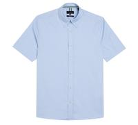 Ted Baker Mens Aldgte Regular Premium Light-blue Oxford Shirt - Pale Blue Cotton - Size Medium