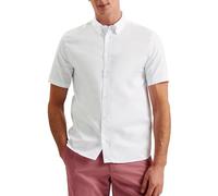 Ted Baker Mens aldgte Regular Premium Oxford Shirt, White, m UK