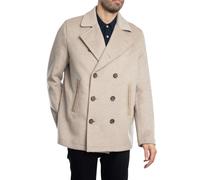 Ted Baker Men's Aldovie Peacoat Jacket, Beige