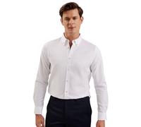 Ted Baker Mens allarde ls Regular Branded Oxford Shirt, White, 3XL UK