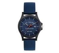Ted Baker Mens Blue Silicone Strap Watch - Blue