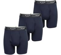 Ted Baker Mens Boxers Brief, Cotton, 3-Pack, (TBB01), Navy, XL