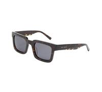 Ted Baker Men's Chunky Square Polarized Sunglasses, 51 mm, UV400 Protection, Dark Brown Tort