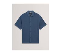 Ted Baker Men's CONNYRSS Regular Button Through Polo Mid-Navy in Navy | Size: Medium Ted Baker Navy M