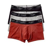 Ted Baker Men's Cotton Fashion Trunk 3-Pack, Multi, L