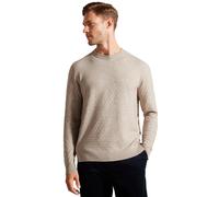 Ted Baker | Mens Crew Neck Knit Jumper - Loung - Beige / 2XL