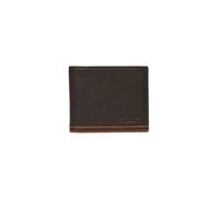 Ted Baker Men's Grantt Stripe Leather Wallet Choc in Brown Ted Baker Brown One Size