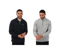 Ted Baker Mens Half Zip Sweatshirt : 2XL/Grey