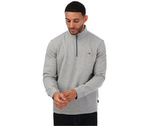 Ted Baker | Mens Half Zip Sweatshirt - Kilbrn - Grey / 3XL
