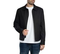 Ted Baker Men's Henry J Wool Blend Harrington Jacket, Black, XL