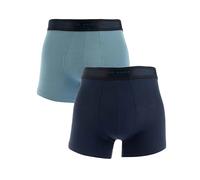 (S, Blue Navy) Ted Baker Mens Modal Boxer Shorts (Pack of 2)