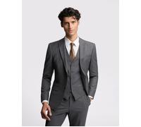 Ted Baker Mens Premium Charcoal Panama Slim Suit Jacket - Grey Wool - Size 36_chest_long
